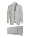 Boglioli Man Suit Light Grey Size 42 Virgin Wool, Lyocell, Elastane
