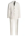 Boglioli Man Suit Light Grey Size 44 Cotton, Elastane