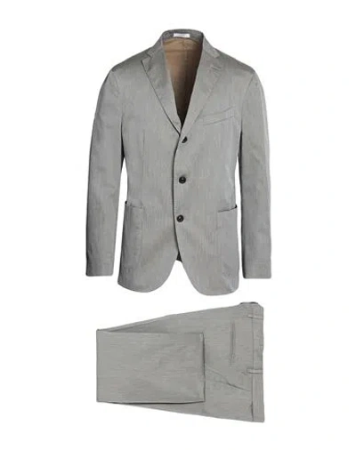 Boglioli Man Suit Light Grey Size 46 Cotton In Gray