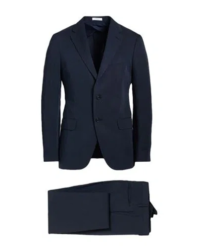 Boglioli Man Suit Midnight Blue Size 38 Viscose, Polyester