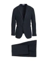 Boglioli Man Suit Midnight Blue Size 48 Virgin Wool In Blue