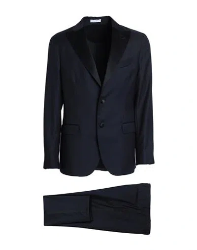 Boglioli Man Suit Midnight Blue Size 40 Virgin Wool