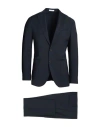 Boglioli Man Suit Midnight Blue Size 40 Wool, Polyester, Elastane