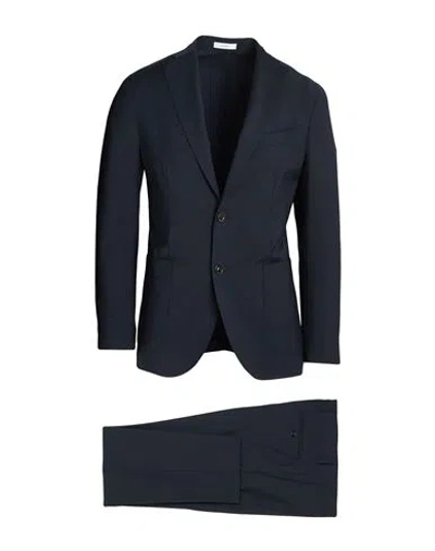 Boglioli Man Suit Midnight Blue Size 40 Wool, Polyester, Elastane