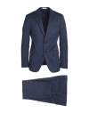 Boglioli Man Suit Midnight Blue Size 44 Virgin Wool
