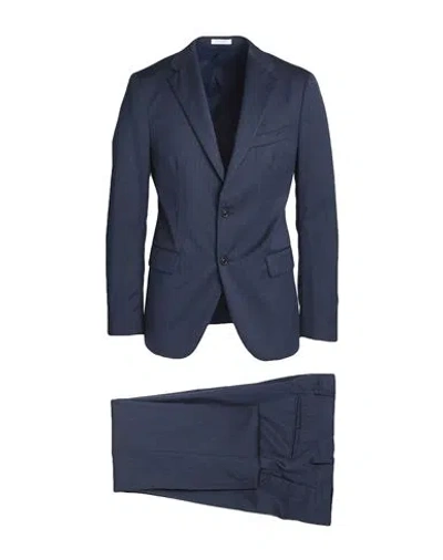 Boglioli Man Suit Midnight Blue Size 44 Virgin Wool