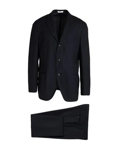 Boglioli Man Suit Midnight Blue Size 44 Virgin Wool