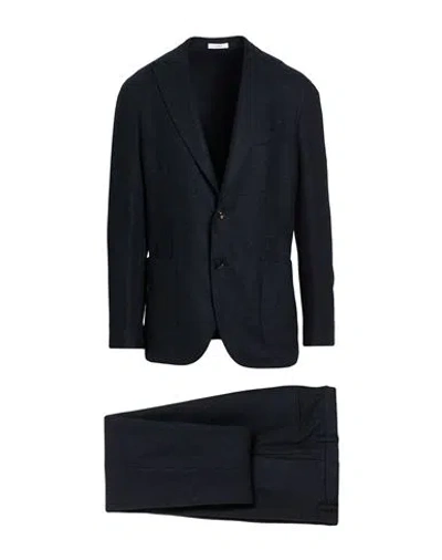 Boglioli Man Suit Midnight Blue Size 44 Virgin Wool