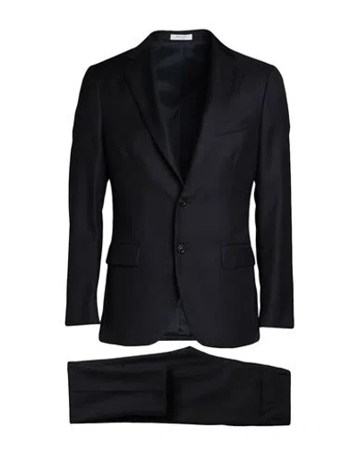 Boglioli Man Suit Midnight Blue Size 36 Virgin Wool