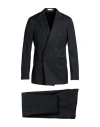 Boglioli Man Suit Midnight Blue Size 44 Virgin Wool