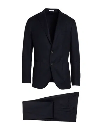 BOGLIOLI BOGLIOLI MAN SUIT MIDNIGHT BLUE SIZE 46 VIRGIN WOOL, SILK