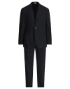 Boglioli Man Suit Navy Size 46 Cotton, Elastane