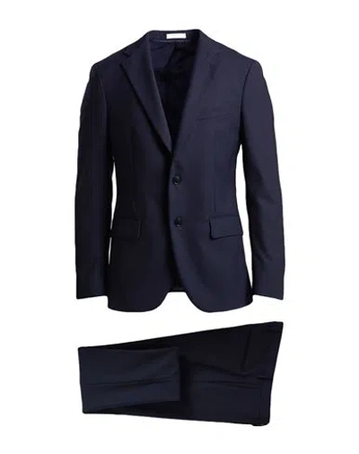 Boglioli Man Suit Navy Size 46 Virgin Wool