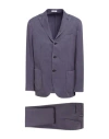 Boglioli Man Suit Slate Blue Size 40 Virgin Wool