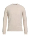 Boglioli Man Sweater Beige Size Xl Wool, Cashmere In Neutral