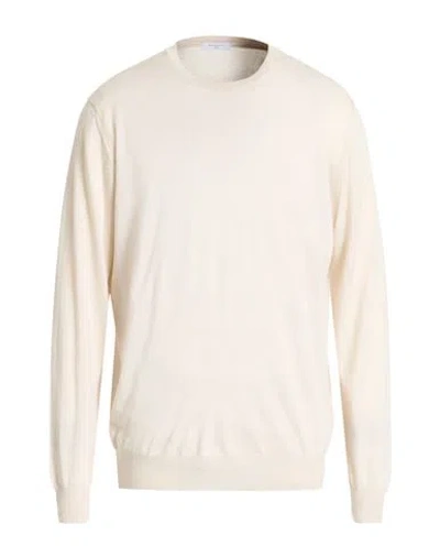 Boglioli Man Sweater Beige Size Xxl Cashmere, Silk In Neutral