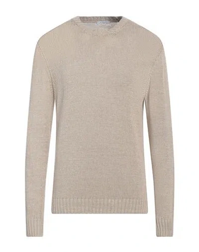 Boglioli Man Sweater Beige Size Xxl Linen