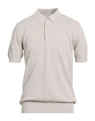 Boglioli Man Sweater Cream Size Xxl Cotton In Gray