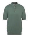Boglioli Man Sweater Green Size Xl Cotton