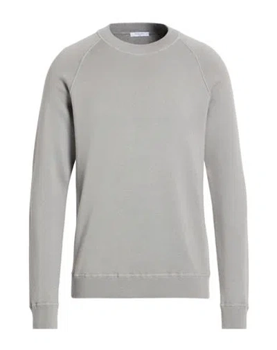 Boglioli Man Sweater Grey Size M Cotton, Cashmere In Gray