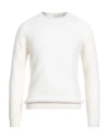Boglioli Man Sweater Ivory Size Xl Wool, Cashmere In White