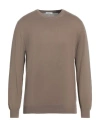 Boglioli Man Sweater Khaki Size S Cotton In Beige