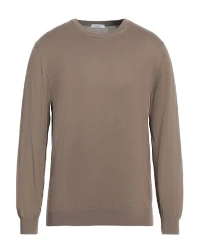 Boglioli Man Sweater Khaki Size S Cotton In Beige