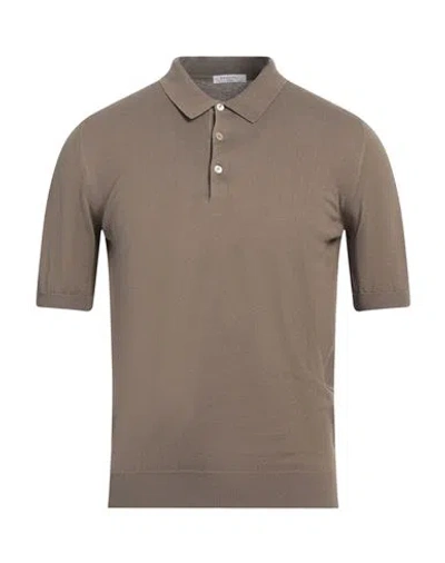 Boglioli Man Sweater Khaki Size Xxl Cotton In Beige