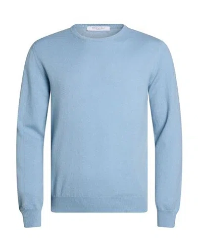 Boglioli Man Sweater Light Blue Size S Cashmere