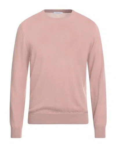 Boglioli Man Sweater Light Brown Size Xl Cashmere In Sand