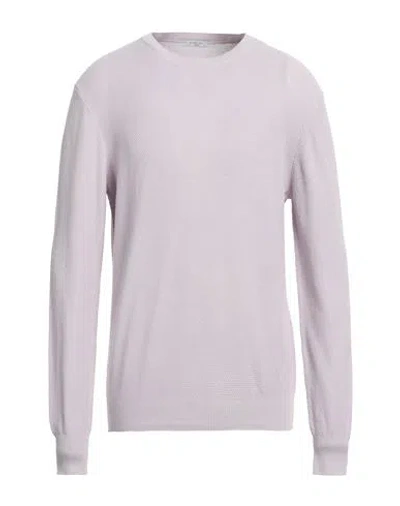 Boglioli Man Sweater Lilac Size M Cotton In Purple
