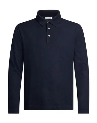Boglioli Man Sweater Midnight Blue Size S Cashmere