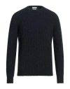 Boglioli Man Sweater Midnight Blue Size Xxl Wool, Cashmere In Blue