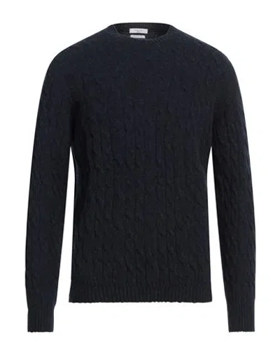 Boglioli Man Sweater Midnight Blue Size Xxl Wool, Cashmere