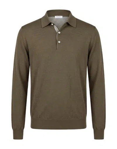 Boglioli Man Sweater Military Green Size S Virgin Wool