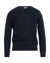 Boglioli Man Sweater Navy Size L Wool, Cashmere In Blue