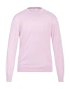 Boglioli Man Sweater Pink Size Xl Cotton