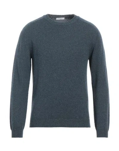 Boglioli Man Sweater Slate Blue Size Xxl Cashmere