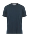 Boglioli Man T-shirt Midnight Blue Size Xl Cotton In Blue
