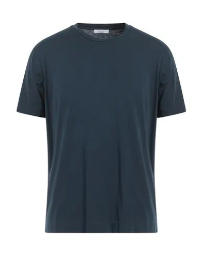 Boglioli Man T-shirt Midnight Blue Size Xl Cotton