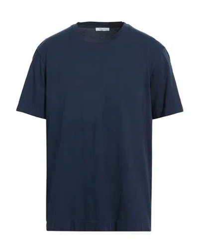 Boglioli Man T-shirt Midnight Blue Size Xxl Cotton