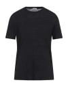 Boglioli Man T-shirt Midnight Blue Size Xxl Linen