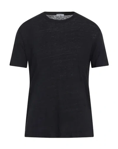 Boglioli Man T-shirt Midnight Blue Size Xxl Linen
