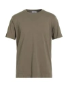 Boglioli Man T-shirt Military Green Size Xxl Cotton