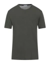 Boglioli Man T-shirt Military Green Size Xxl Linen