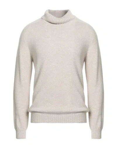 Boglioli Man Turtleneck Beige Size Xl Cashmere In Sand