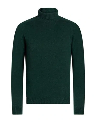 Boglioli Man Turtleneck Dark Green Size S Cashmere