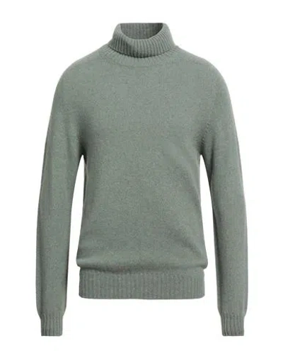 Boglioli Man Turtleneck Sage Green Size Xl Cashmere