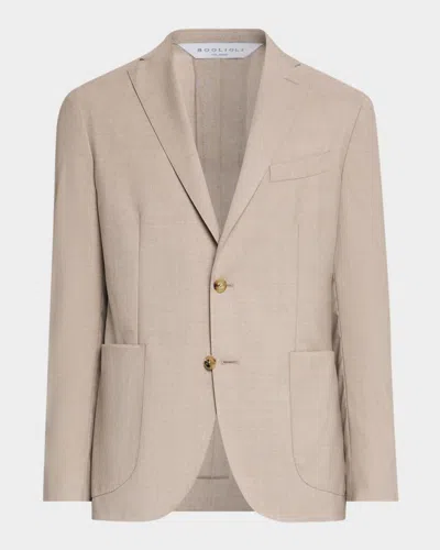 Boglioli Men & Apos;s Textured Wool Two-piece Suit In Brown