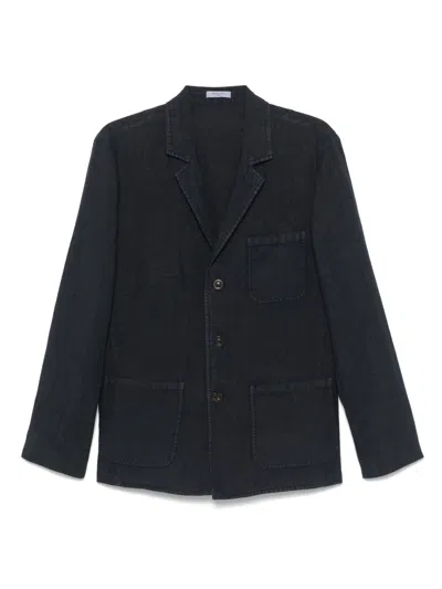 BOGLIOLI MEN'S JACKETS BLUE